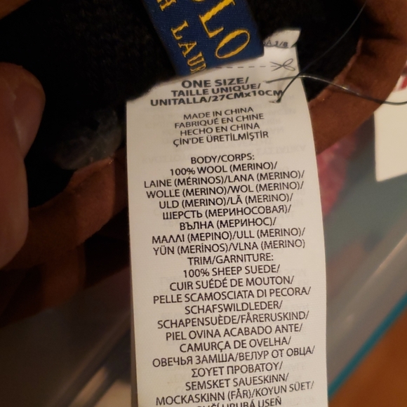 NWT - POLO Ralph Lauren Premium Merino Wool Gloves - Picture 5 of 5